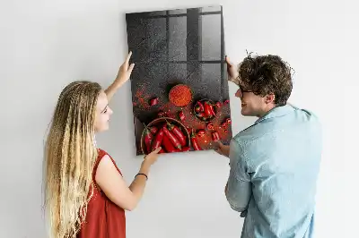 Magnetinė piešimo lenta maltos paprikos milteliai