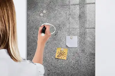 Magnetinė lenta su rašikliu betono dizaino
