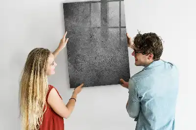 Magnetinė lenta su rašikliu betono dizaino