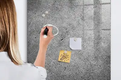 Magnetinė lenta su rašikliu betono dizaino