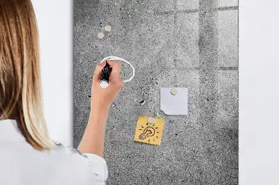 Magnetinė lenta su rašikliu betono dizaino