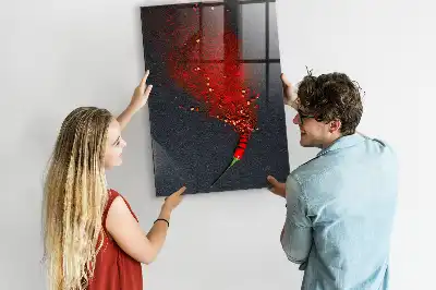 Maltos paprikos milteliai su magnetine lenta ir rašikliu