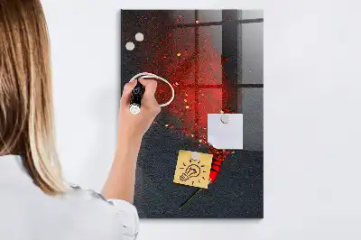 Maltos paprikos milteliai su magnetine lenta ir rašikliu