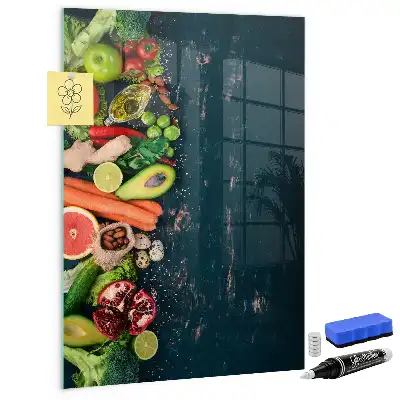 Magnetinė lenta su rašikliu veganiškas stalas