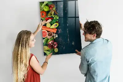 Magnetinė lenta su rašikliu veganiškas stalas