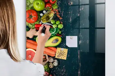 Magnetinė lenta su rašikliu veganiškas stalas