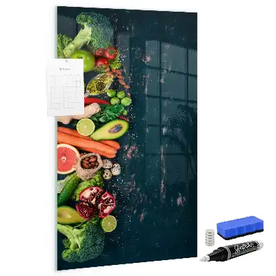 Magnetinė lenta su rašikliu veganiškas stalas