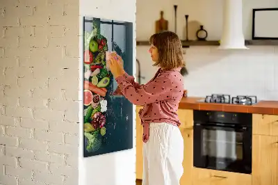 Magnetinė lenta su rašikliu veganiškas stalas