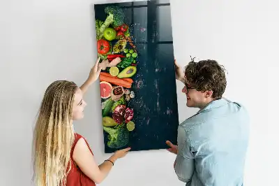 Magnetinė lenta su rašikliu veganiškas stalas