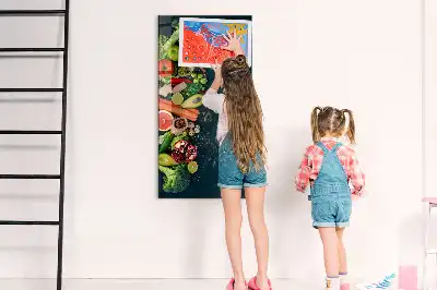 Magnetinė lenta su rašikliu veganiškas stalas