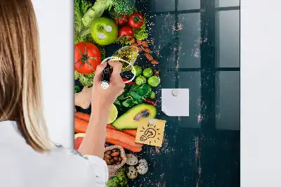Magnetinė lenta su rašikliu veganiškas stalas