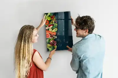 Magnetinė lenta su rašikliu veganiškas stalas