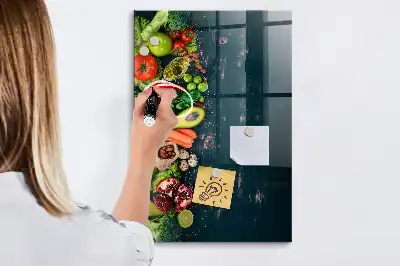 Magnetinė lenta su rašikliu veganiškas stalas