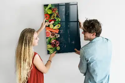Magnetinė lenta su rašikliu veganiškas stalas