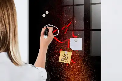 Magnetinė piešimo lenta aštrūs pipirai