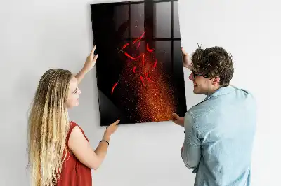Magnetinė piešimo lenta aštrūs pipirai