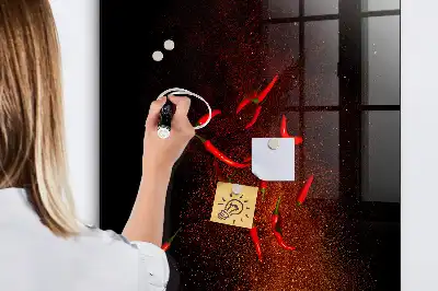 Magnetinė piešimo lenta aštrūs pipirai