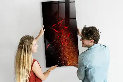 Magnetinė piešimo lenta aštrūs pipirai
