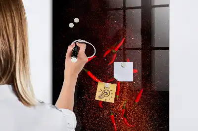 Magnetinė piešimo lenta aštrūs pipirai