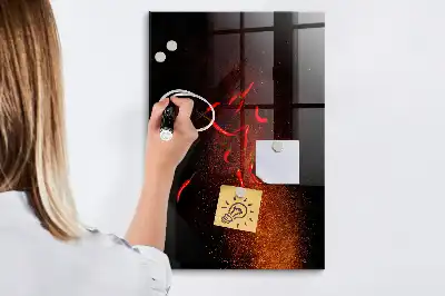 Magnetinė piešimo lenta aštrūs pipirai