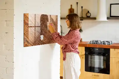 Sauso valymo magnetinė lenta Dekoratyvinis medis