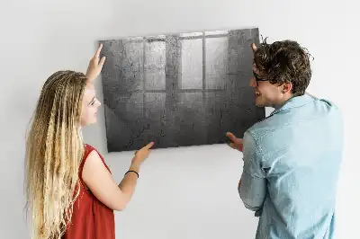 Magnetinė lenta sausam valymui metalinė sienelė