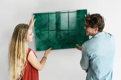 Magnetinė lenta sausam valymui smaragdinės spalvos