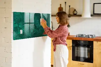Magnetinė lenta sausam valymui smaragdinės spalvos
