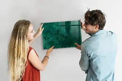 Magnetinė lenta sausam valymui smaragdinės spalvos