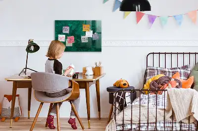 Magnetinė lenta sausam valymui smaragdinės spalvos
