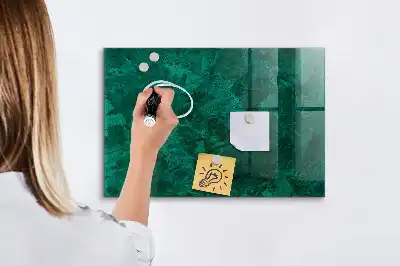 Magnetinė lenta sausam valymui smaragdinės spalvos