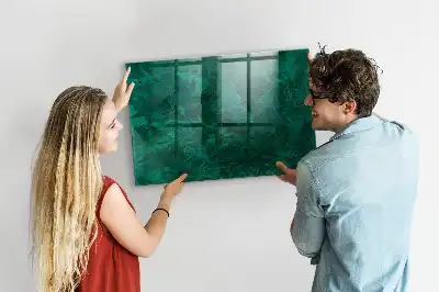 Magnetinė lenta sausam valymui smaragdinės spalvos