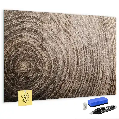 Magnetinė rašymo lenta medžio kamieno dizaino