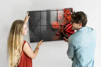 Magnetinė lenta sausam valymui raudonosios paprikos
