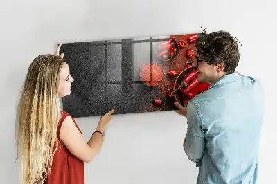 Magnetinė lenta sausam valymui raudonosios paprikos