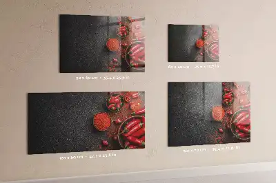 Magnetinė lenta sausam valymui raudonosios paprikos