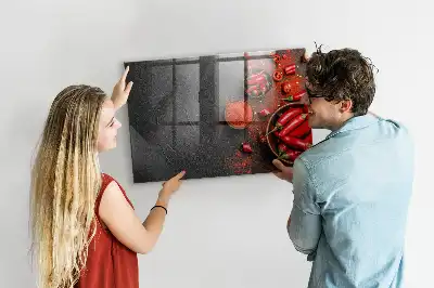 Magnetinė lenta sausam valymui raudonosios paprikos