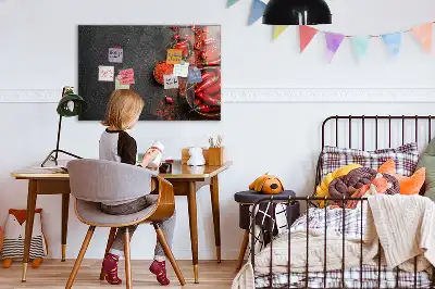 Magnetinė lenta sausam valymui raudonosios paprikos