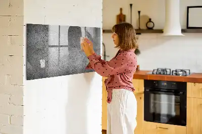 Magnetinė rašymo lenta industrinė siena
