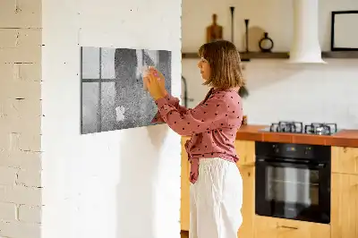 Magnetinė rašymo lenta industrinė siena