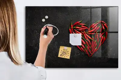 Magnetinė sauso valymo lenta modelis Paprikų širdis