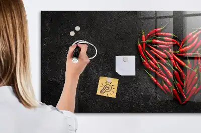 Magnetinė sauso valymo lenta modelis Paprikų širdis