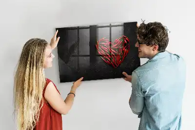 Magnetinė sauso valymo lenta modelis Paprikų širdis