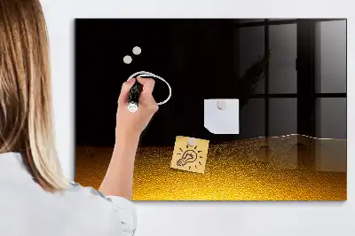 Magnetinė sauso valymo lenta apelsinų sulčių dizaino
