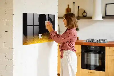 Magnetinė sauso valymo lenta apelsinų sulčių dizaino