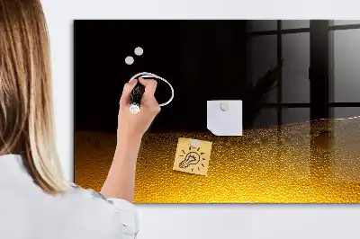 Magnetinė sauso valymo lenta apelsinų sulčių dizaino