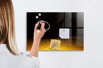 Magnetinė sauso valymo lenta apelsinų sulčių dizaino