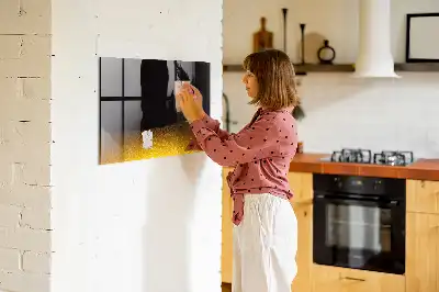 Magnetinė sauso valymo lenta apelsinų sulčių dizaino