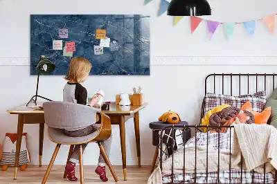 Magnetinė sauso valymo lenta elegantiško marmuro rašto