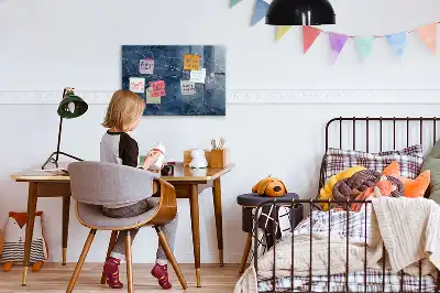 Magnetinė sauso valymo lenta elegantiško marmuro rašto